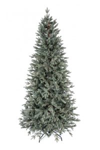 Künstlicher Weihnachtsbaum 3D Eisfichte Schmal