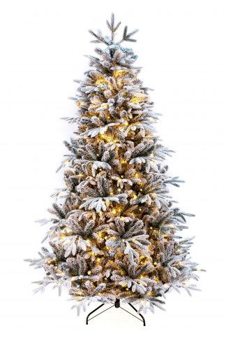 Künstlicher Weihnachtsbaum 3D Sibirische Tanne mit LED-Beleuchtung