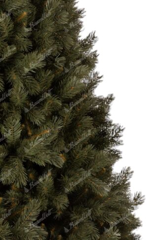 Künstlicher Weihanchtsbaum 3D Tränen Kiefer XL. Der Baum hat dicke grüne Äste.