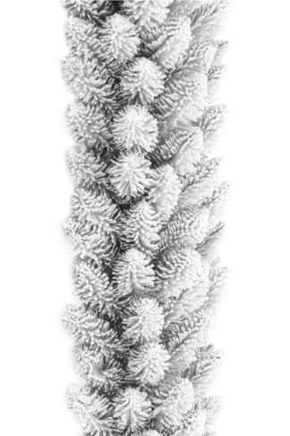 weihnachtsgirlande Weiss Fichte