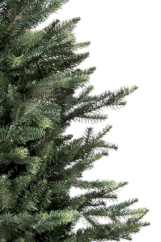 Künstlicher Weihnachtsbaum 3D Mini Waldfichte 105cm im Topf, hat grüne Nadeln