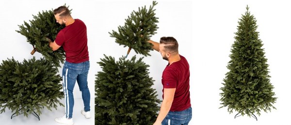Weihnachtsbaum aufgebauen