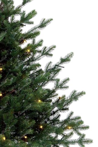 Künstlicher Weihnachtsbaum FULL 3D Fichte Natur im Topf LED Detail der Nadeln
