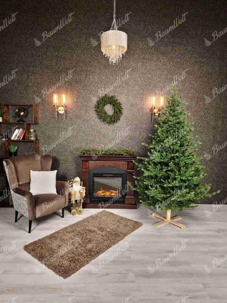 Künstlicher Weihnachtsbaum FULL 3D Fichte Natur hat dichte, natürlich grüne Zweige